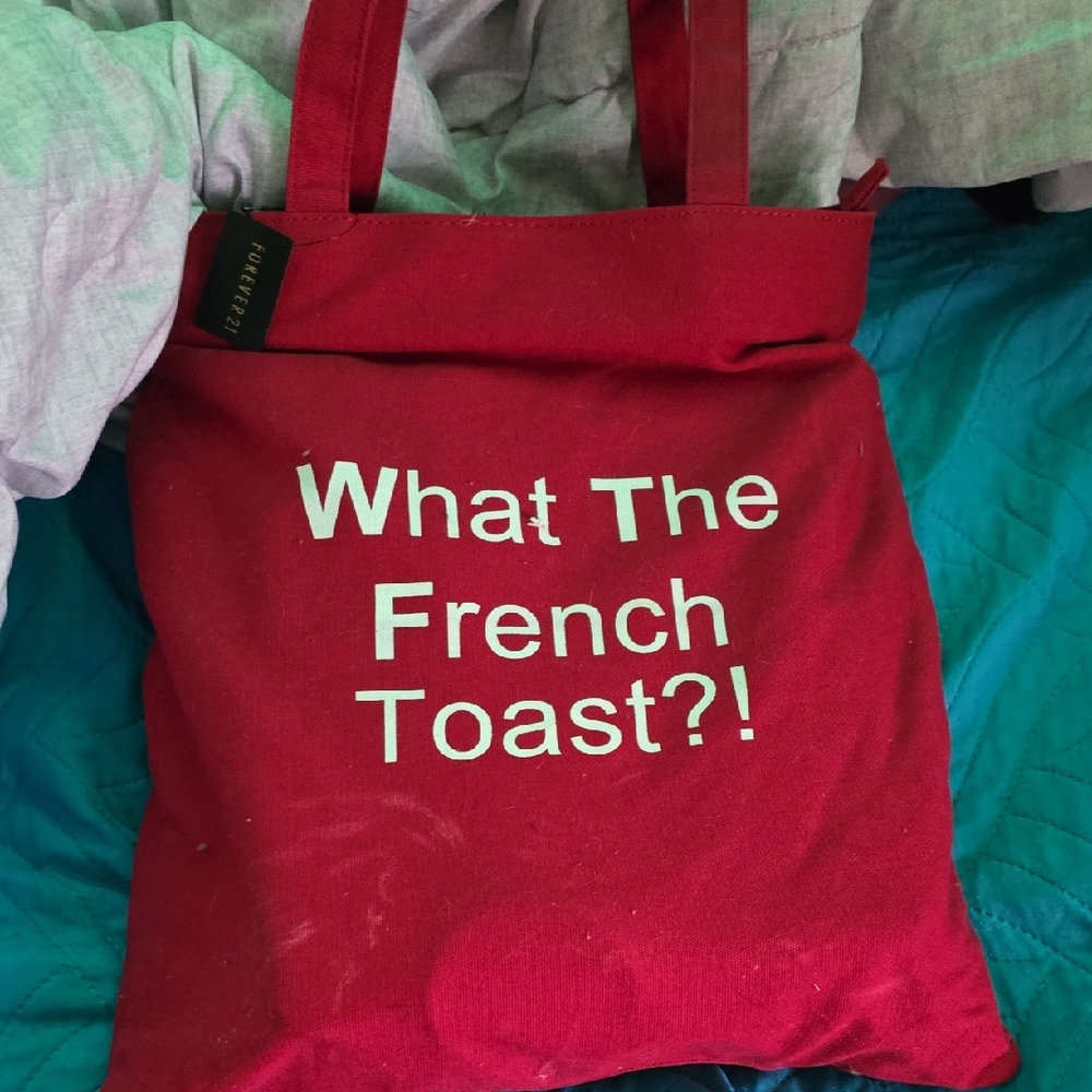 Forever 21 Red Tote Bag